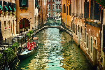 Image showing Beautiful venetian street