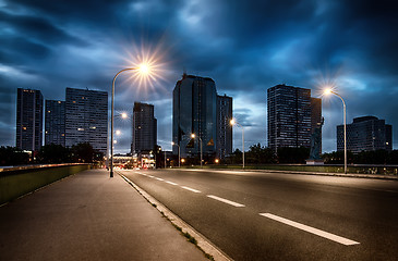 Image showing Skyscrapers of Paris