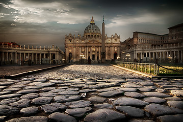 Image showing Vatican at twilight