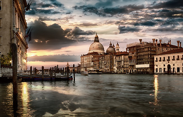 Image showing Dramatic sky in Venice