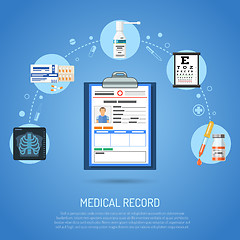 Image showing Medical record concept