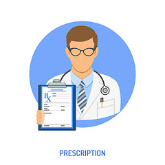 Image showing medical prescription concept