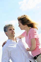 Image showing Mature romantic couple