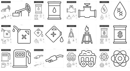 Image showing Ecology line icon set.