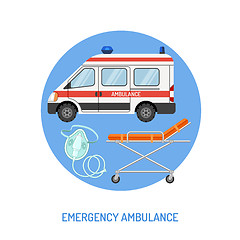 Image showing medical emergency ambulance concept