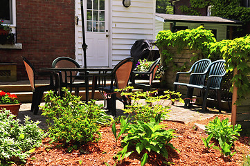 Image showing House patio