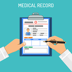 Image showing Medical record concept