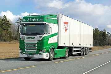 Image showing Next Generation Scania S450 of Ahrens on the Road