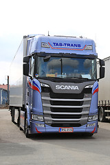 Image showing Next Generation Scania S450 Truck Parked, Vertical