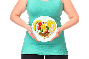Image showing The concept of diet and healthy food