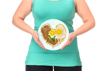 Image showing The concept of diet and healthy food