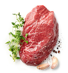 Image showing fresh raw beef steak