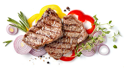 Image showing grilled beef steak 