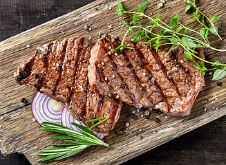 Image showing grilled beef steak