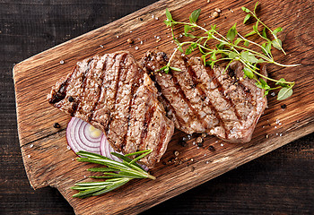 Image showing grilled beef steak