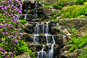 Image showing Cascading waterfall