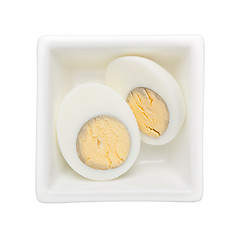 Image showing Hard boiled egg