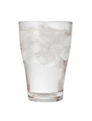 Image showing Glass of iced water