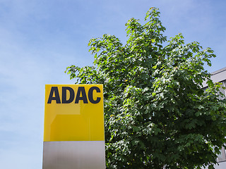 Image showing ADAC signage with German automobile club logo