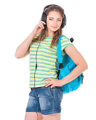 Image showing Teen girl student