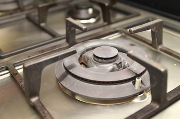 Image showing Used gas kitchen stove