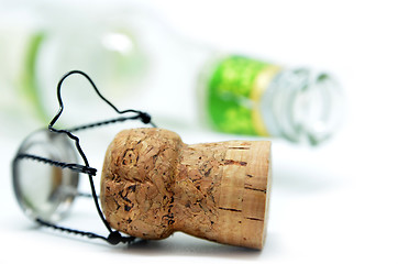 Image showing Cork from champagne bottle