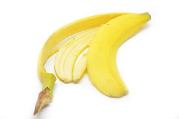 Image showing Slippery banana skin