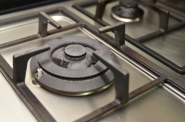 Image showing Used gas kitchen stove