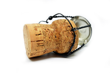 Image showing Cork from champagne bottle