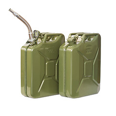 Image showing Two jerrycans