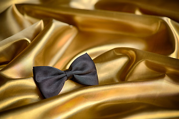 Image showing Black bow tie