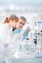 Image showing Health care researchers working in scientific laboratory.