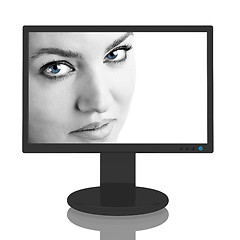 Image showing Monitor with portrait