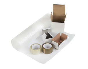 Image showing Packing and shipping stuff