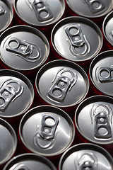 Image showing Soda cans