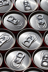 Image showing Soda cans