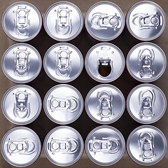 Image showing Soda cans