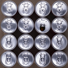 Image showing Soda cans