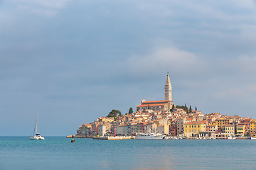 Image showing Beautiful View Of Rovinj City, Croatia, Europe