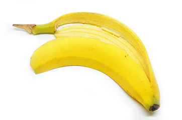 Image showing Slippery banana skin