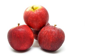 Image showing Fresh red apples