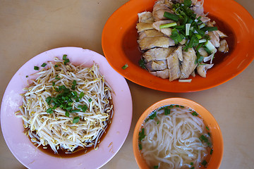 Image showing Ipoh traditional food Chicken Hor Fun