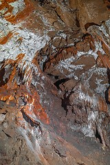 Image showing Underground cave texture closeup photo