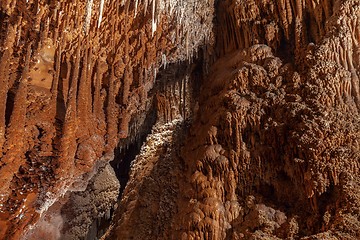 Image showing Underground cave texture closeup photo