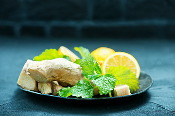 Image showing fresh ingredients for tea