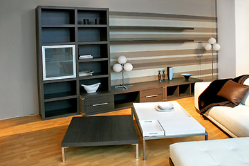Image showing Living room rack