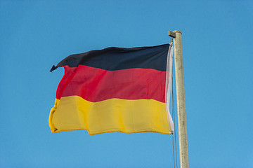 Image showing German waving flag