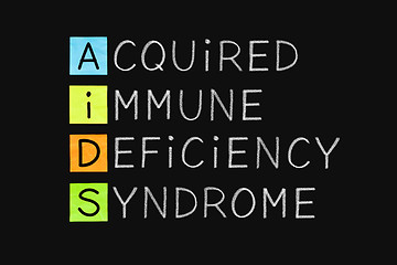 Image showing Acquired Immune Deficiency Syndrome AIDS