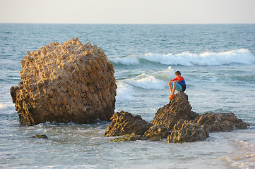 Image showing Mediterranean Coast of Israel