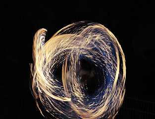 Image showing Fire show